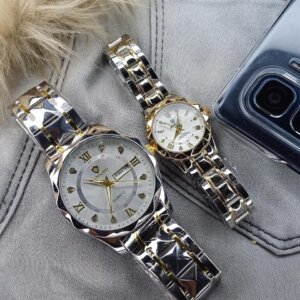 Best Selling Couple Watch Set Bangladesh Stylish Elegant Wrist Watch