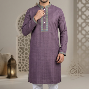 Classic Premium Festive Punjabi for men stylish embroidered cotton traditional wear