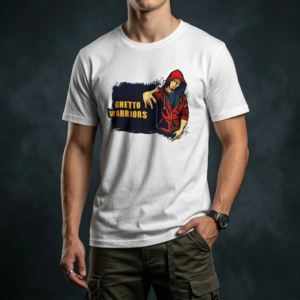 printed cotton t-shirt with graphic design