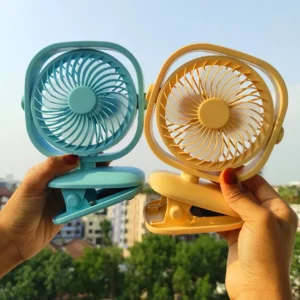 USB LED table fan portable rechargeable cooling fan